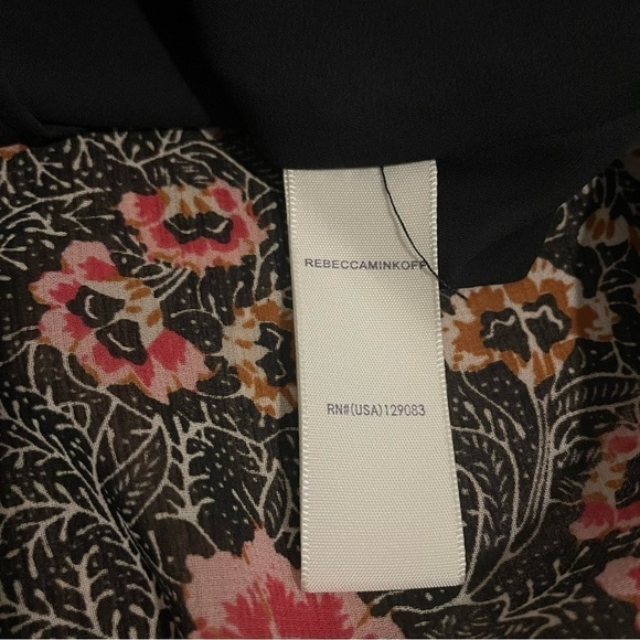 Rebecca Minkoff Ghiradelle Off-The-Shoulder Floral Print Top Size Small - Picture 5 of 5